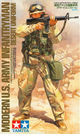 1:16 Współczesny żołnierz piechoty armii USA (mundur pustynny)