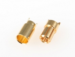 Złącze 5,5 mm, pozłacane (1 para)