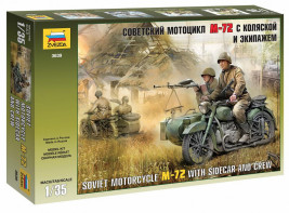 1:35 Radziecki motocykl M-72