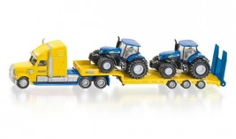 1:87 Ciężarówka + 2 ciągniki New Holland