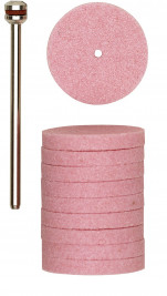 Średnica tarcz szlifierskich Korund 22x3mm - zestaw 10 szt.