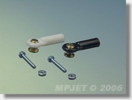 Sworzeń kulowy V1, średnica 4, M2/1,6 krótki - 6 sztuk