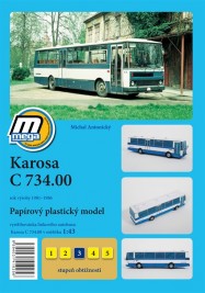 1:43 Karosa C734.00 - wycięcie