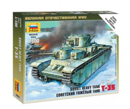 1:100 T-35 Radziecki czołg ciężki