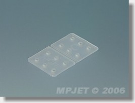 Zawias gięty 16x28 mm - 6 szt.