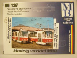 1:87 ČKD Tatra T6A5 zestaw tramwajowy