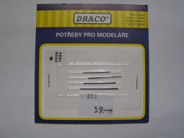 Zestaw wierteł 0,4–0,7 mm (4 szt.)