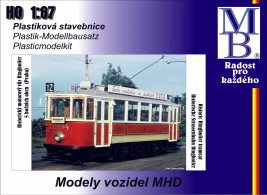 1:87 Zestaw historycznego tramwaju Ringhoffer, epoka III