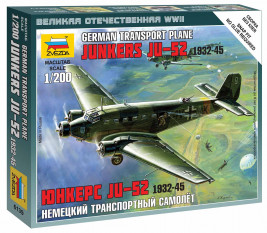 1:200 Niemiecki samolot transportowy Junkers Ju-52