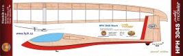 Zestaw szybowca szkolnego HPH 304S (Mały modelarz)