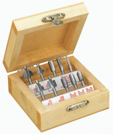 Frezy do drewna - zestaw 10 sztuk