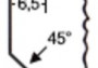 Frez stożkowy 45°