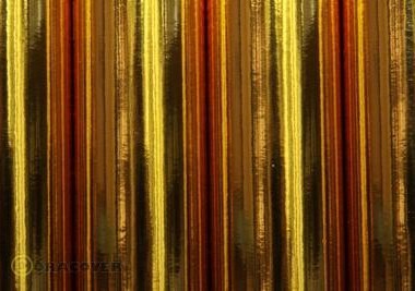 Folia poliestrowa do prasowania ORACOVER 2m (chrom pomarańczowy)