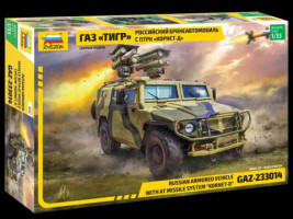 1:35 GAZ-233014 z systemem rakietowym przeciwpancernym „Kornet D”