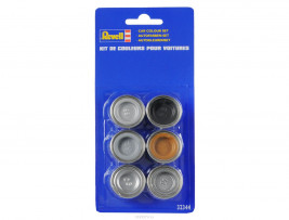 Zestaw farb emaliowych Revell – Samochód (6× 14 ml)