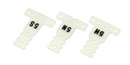 Kyosho Mini-Z RWD: Zestaw płyt tylnego zawieszenia FRP 0,5 (MR-03MM/LM/MM2)