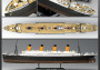 1:700 Titanic z oświetleniem LED