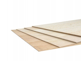 Sklejka balsowa trójwarstwowa o wymiarach 280×480 mm, grubość. 3,0 mm (1 szt.)