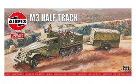 1:76 M3 Half Tracker & 1Ton Trailer (Klasyczny zestaw VINTAGE Military)