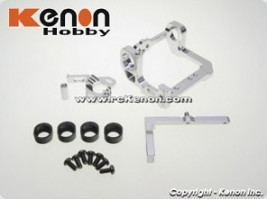 PN Racing Mini-Z MR02/03 94-98mm V3 LCG Mocowanie silnika (srebrne)