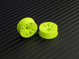 PN Racing Mini-Z 2WD Machine Cut BBS tylne koło R2 (żółte)