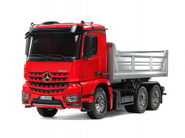 1:14 Mercedes-Benz Arocs 3348 6×4 Wywrotka, czerwony/srebrny (zestaw do budowania)