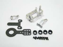 PN Racing Mini-Z V3 MR03/PNR2.5W Podwójne zawieszenie przednie A-Arm (srebrne)