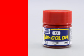 Farba akrylowa Color Mr. Color nr 003 – Czerwona (10 ml)