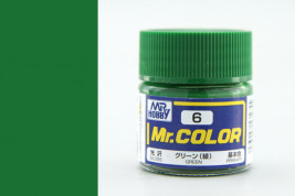 Farba akrylowa Mr. Color nr 006 – Zielona (10 ml)