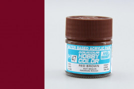 Farba akrylowa Hobby Color nr 047 – Czerwony Brąz (10 ml)