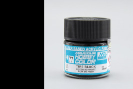 Farba akrylowa Hobby Color nr 077 – Tire Black (10ml)