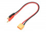 Kabel ładujący 14AWG ze złączem XT90 i 4-milimetrowymi wtykami bananowymi do ładowarki