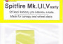 Szablony natryskowe do kokpitu i kół Spitfire Mk.I/II/V Early