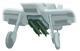 1:32 Messerschmitt Bf 109 E Zestaw bomb
