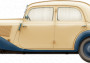 1:35 Niemiecki samochód osobowy typu 170V Sedan 4 drzwi