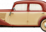 1:35 Niemiecki samochód osobowy typu 170V Sedan 4 drzwi