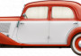 1:35 Niemiecki samochód osobowy typu 170V Sedan 4 drzwi