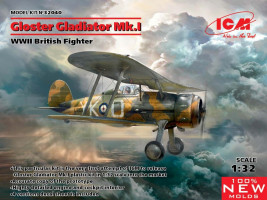 1:32 Gloster Gladiator Mk.I Brytyjski