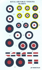 1:72 Britské výsostné znaky (2. světová válka)