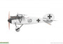 1:72 Albatros DV, Fokker Dr.I, Fokker D.VII „Du Doch Nicht!!” Samolot Ernsta Udeta