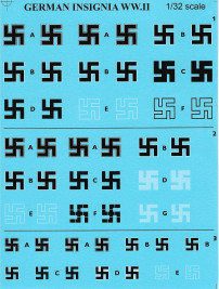 1:32 WWII German Insignia