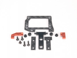 Zestaw do konwersji gimbala PN Racing Mini-Z do mocowania silnika MR3300 V5 (pomarańczowy) + MR3300G