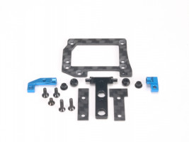 Zestaw do konwersji gimbala PN Racing Mini-Z do mocowania silnika MR3300 V5 (niebieski) + MR3300G