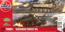 1:72 Tiger I i Sherman Firefly Vc Classic Conflict (zestaw prezentowy)
