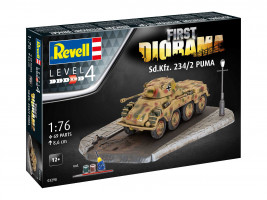1:76 Sd.Kfz.234/2 Puma, pierwsza diorama (zestaw upominkowy)