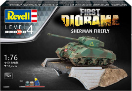 1:76 Sherman Firefly, Pierwsza Diorama (Zestaw Prezentowy)