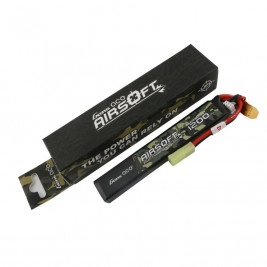 Airsoft Gens Ace LiPo - 2S 1200mAh 7.4V 2S1P (25C) Mini Tamiya Wtyczka