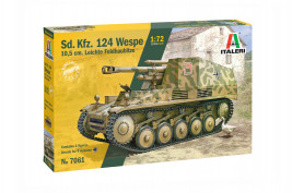 1:72 Sd.Kfz.124 Wespe z armatą 10,5 cm