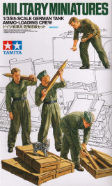 1:35 Niemiecki czołg - załoga ładująca amunicję